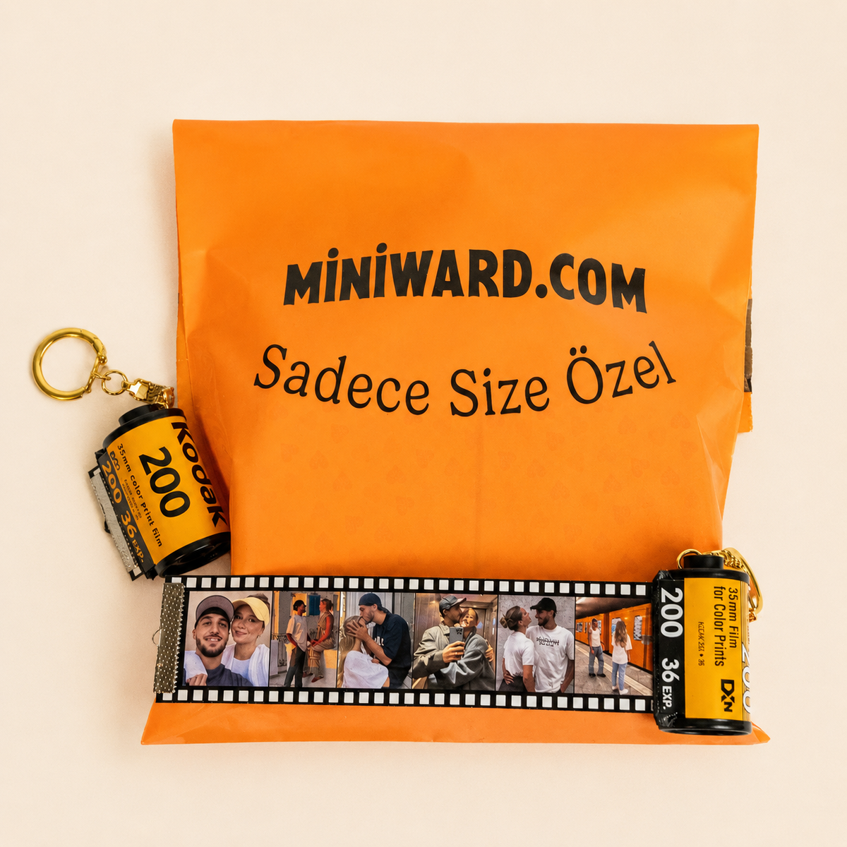 Miniward - Fotoroll Fotoğraflı Anahtarlık